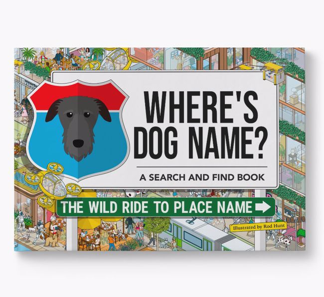 Personalised Deerhound Book: Where's Deerhound? Volume 3
